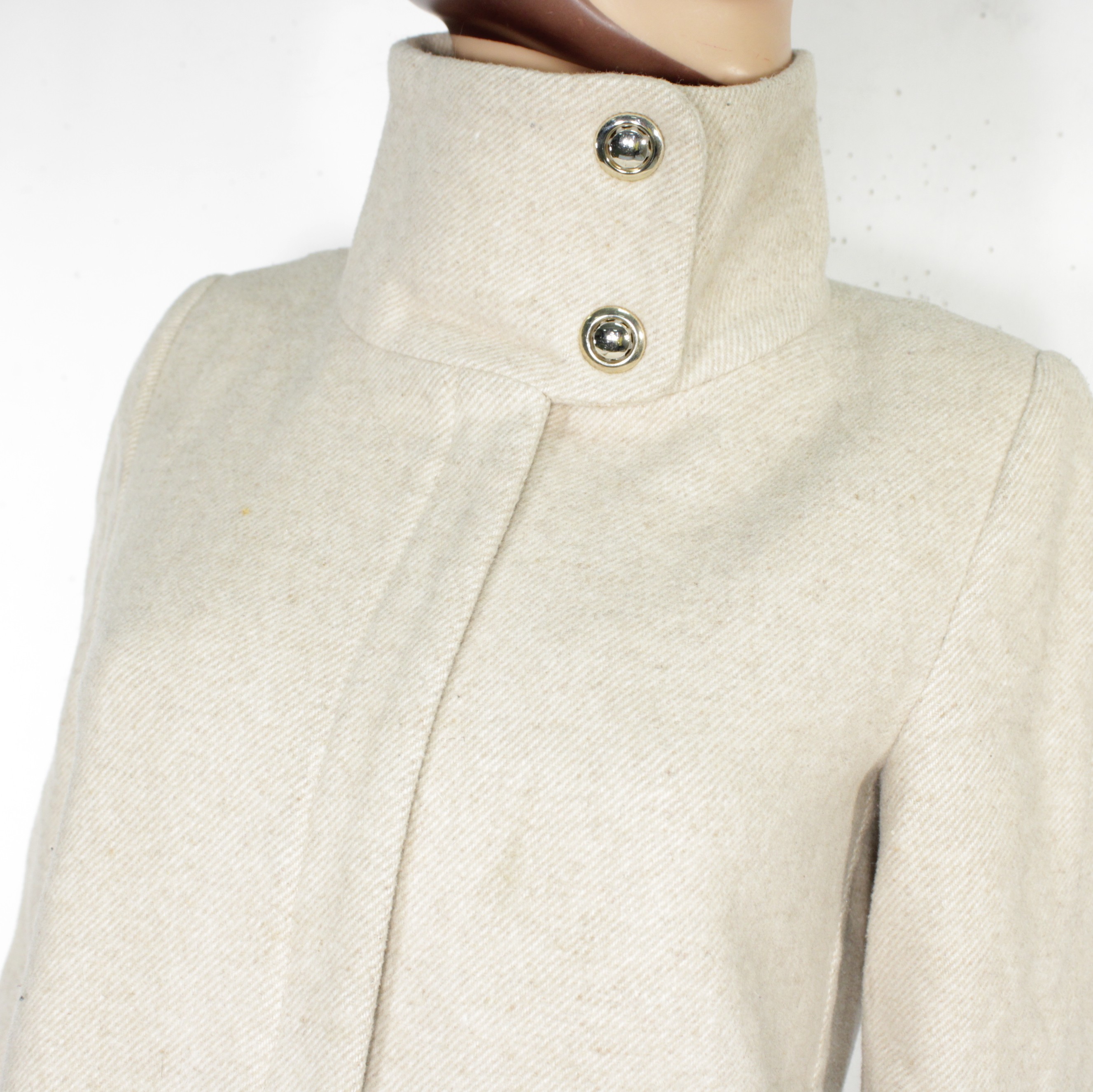 Manteau Femme Beige Clair MANGO Taille S Bon état - Vue 2 - 